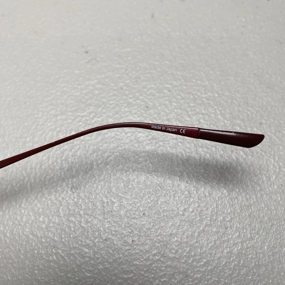 Oliver Peoples OV1153T 5202 ABBE Burgundy Titanium Butterfly Full Rim 48-19-135